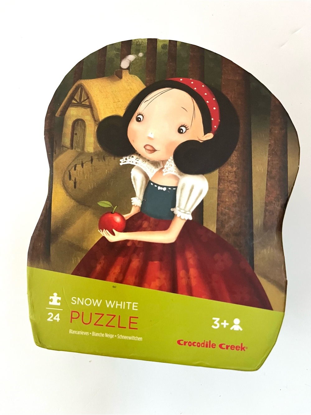Crocodile Creek Snow White 24-Piece Puzzle - Red Dress